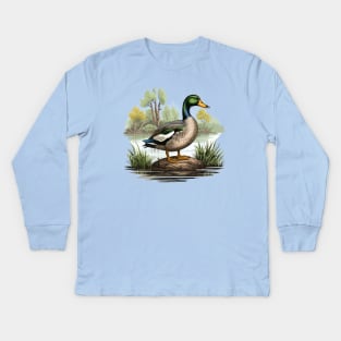 Mallard Kids Long Sleeve T-Shirt